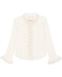 Zimmermann - Lace Trim Shirt - Lyst