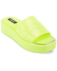 DKNY - Laren Slip On Casual Slide Sandals - Lyst