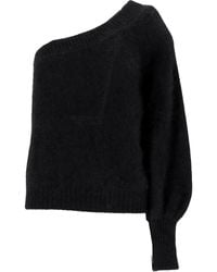 Alberta Ferretti - One Shoulder Sweater - Lyst