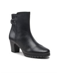 Gabor - Leather Ankle Boots - Lyst