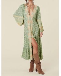 Spell - Madame Peacock Button Through Gown - Lyst