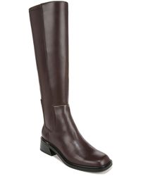 Franco Sarto - Giselle Leather Square Toe Knee-high Boots - Lyst