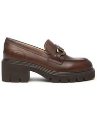 Nero Giardini - Delgado Marrone Platform Loafer - Lyst