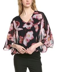 Joseph Ribkoff - Batwing Sleeve Floral Top - Lyst