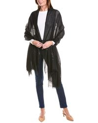 Sofiacashmere - Sequin Cashmere Wrap - Lyst