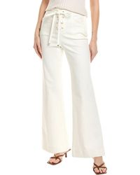 Toccin - Birkin Denim Laced-Up Flared Pant - Lyst