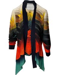 Mary Katrantzou - Flight Feather Print Blouse - Lyst