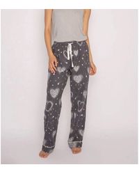 Pj Salvage - Starry Printed Flannel Pajama Pants - Lyst
