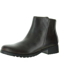 Trotters - Margo Zipper Leather Ankle Boots - Lyst
