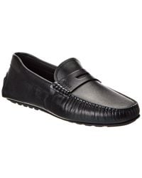 BOSS - Noel Leather Moccasin - Lyst