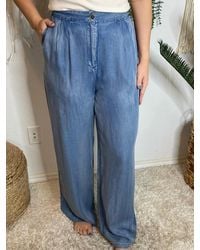Blu Pepper - Wide Leg Pants - Lyst