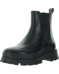 MICHAEL Michael Kors - Rowan Lugged Sole Leather Chelsea Boots - Lyst