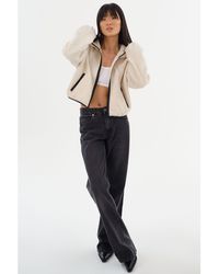 Lamarque - Arlina Polar Fleece Zip-Up Hoodie - Lyst