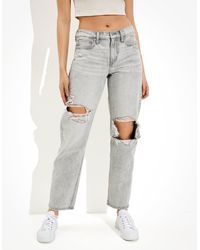 American Eagle Outfitters - Ae Ripped '90s Straight Jean - Lyst