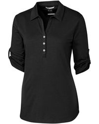 Cutter & Buck - Ladies' Elbow-sleeve Thrive Polo Shirt - Lyst