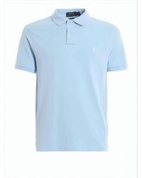 Polo Ralph Lauren - Short-Sleeve Polo Shirt With Classic Collar And Subtle Logo - Lyst