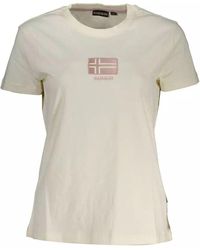 Napapijri - Cotton Tops & T-shirt - Lyst