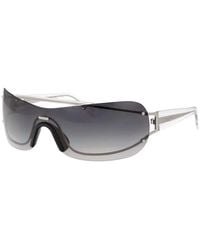 Off-White c/o Virgil Abloh - Sunglasses Shield Rimless, Gunmetal/ Frame And Gradient Lens Oeri103Bigwharf7720 - Lyst