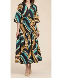 tyler boe - Cara Midi Dress - Lyst