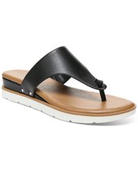 Style & Co. - Emmaa Faux Leather Slip On Thong Sandals - Lyst
