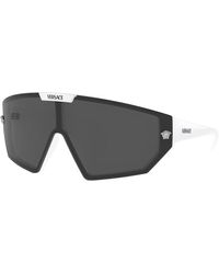 Versace - Ve 4461 314/87 47mm Shield Sunglasses - Lyst