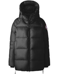 Canada Goose - Cypress Puffer Glossy Quilted Hooded Puffer Jacket - Lyst