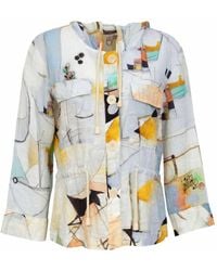 Dolcezza - Tie Waist Hooded Jacket - Lyst