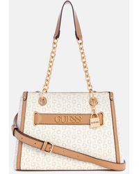 Guess Factory - Creswell Logo Satchel - Lyst