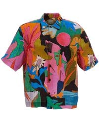 Paul Smith - Short-Sleeve Patterned Shirt - Lyst