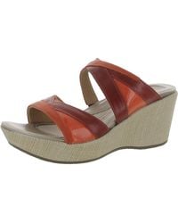 Naot - Siren Faux Leather Slip On Wedge Sandals - Lyst