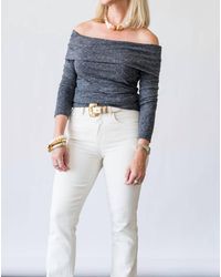 Closed - Asymmetric Long Sleeve Top - Lyst