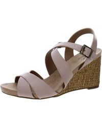 LifeStride Yours Truly 2 Faux Leather Embellished Strappy Sandals in White Lyst