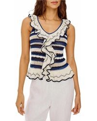 Rails - Luci Top With Ruffle - Lyst