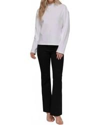 Active Basic - Frontier Brushed Rib Mock Neck Western Top - Lyst