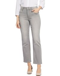 NYDJ - Relaxed Ankle Straight Leg Jeans - Lyst