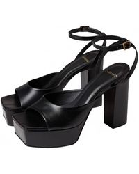 Carrano - Zaylee Leather Platform Sandals - Lyst