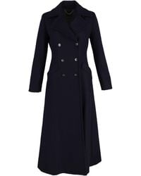 Max Mara - Double-Breasted Flare Coat - Lyst