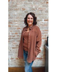 Mod-o-doc - Long Sleeve Mixed Media Oversize Shirt - Lyst