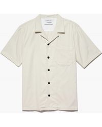 FRAME - Light Weight Cord Camp Collared Shirt - Lyst