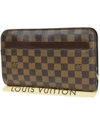 Louis Vuitton - Saint Louis Canvas Clutch Bag (pre-owned) - Lyst