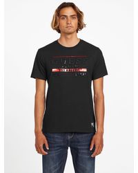 Guess - Eco Lalow Embossed Logo Tee - Lyst