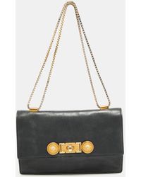 Versace - Leather Icon Medusa Chain Bag - Lyst