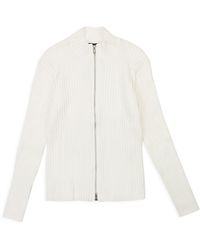 CALLIPYGIAN - Zip Mock Neck Zip-Up Shirt - Lyst