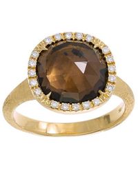 Marco Bicego - Jaipur 18k 0.15 Ct. Tw. Diamond & Quartz Ring - Lyst