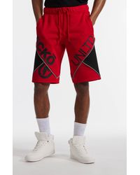 Ecko' Unltd - Indented Fleece Short - Lyst