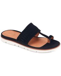 Gentle Souls - Lavern Lite Thong Braid Leather Slip On Thong Sandals - Lyst
