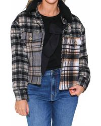 Ivy Jane - Patched Plaid Jacket - Lyst