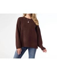 Coco + Carmen - Delphina Long Sleeve Lattice Back Sweater - Lyst