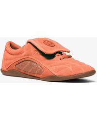 MICHAEL Michael Kors - Mk Kyler Suede And Mesh Trainer - Lyst