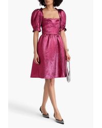 Saloni - Rachel-D Mini Dress - Lyst